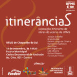 Exposição Itinerancias - Chapadão do Sul 2025. Imagem: Divulgação