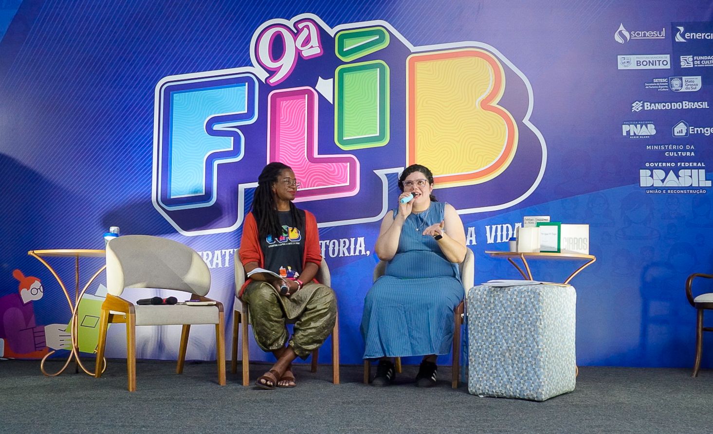 Flora Egídio Thomé e Carolina Maria de Jesus - Foto: Luana Chadid