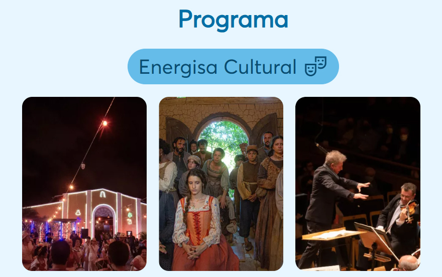 Programa Energisa Cultural - Imagem Divulgação