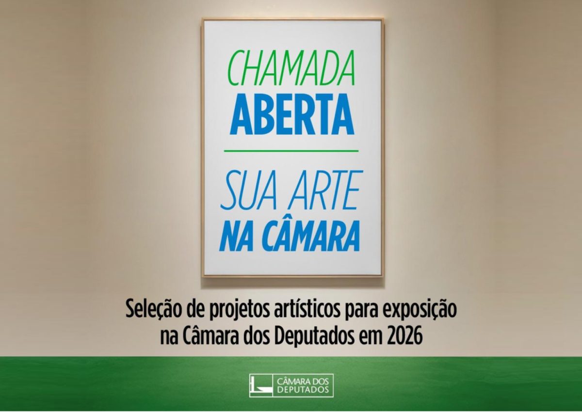 Chamada Aberta - Sua Arte na Câmara 2025 - Imagem Divulgação