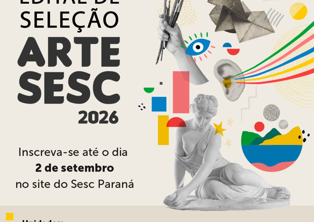 Edital ArteSesc 2026 abre inscrições para artistas visuais de todo o Brasil