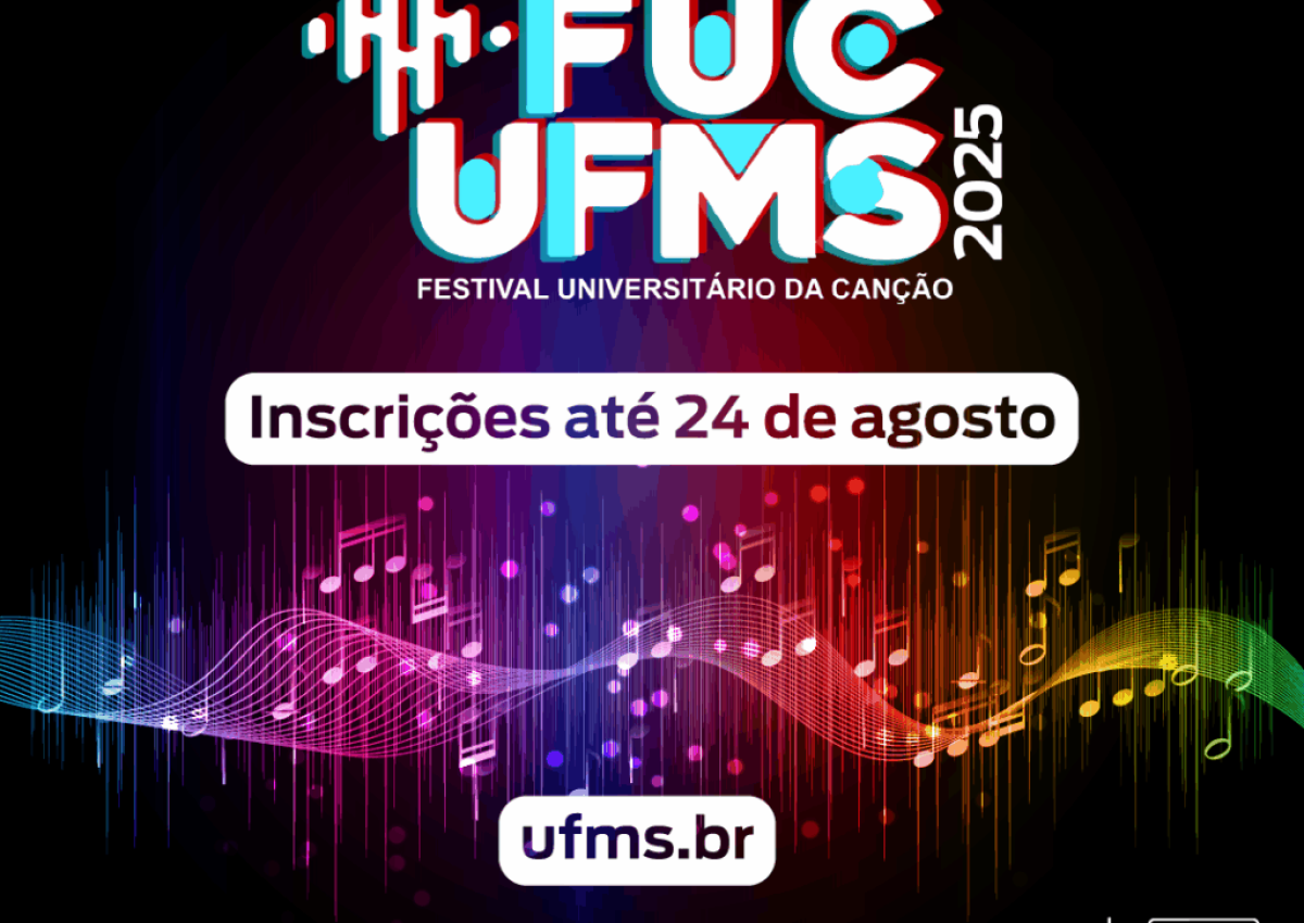 FUC-UFMS 2025: inscrições prorrogadas e R$ 30 mil em prêmios para talentos da música sul-mato-grossense