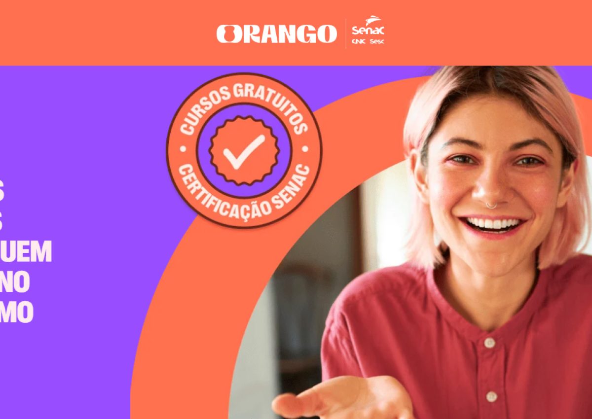 Orango Senac - Cursos gratuitos com certificados